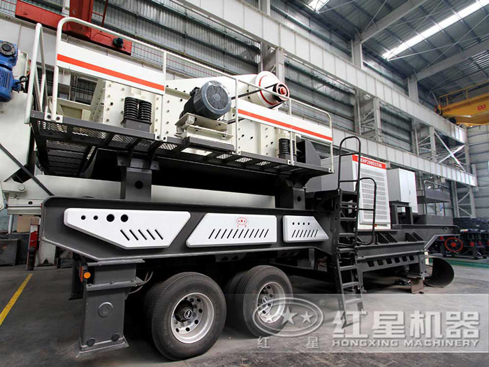 小型車載移動石料破碎機