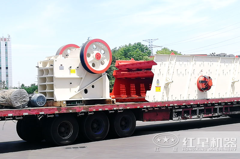 成套建筑石子破碎機裝車發貨